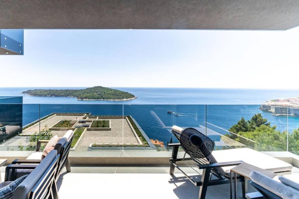 New&Luxury 5* With An Amazing View - Pure Apartment Дубровник Екстер'єр фото